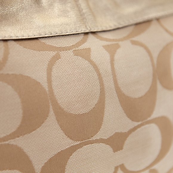 COACH Zoe Canvas Signature C Buckle Hobo Shoulder Handbag - H0868-12657 - Picture 9 of 16